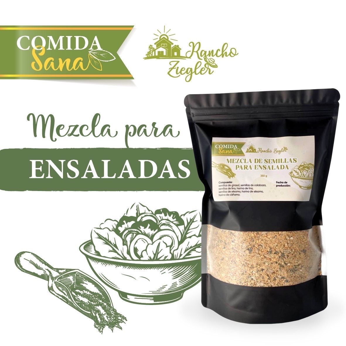 Mezcla de semillas para ensalada 350 gr  | Image 1